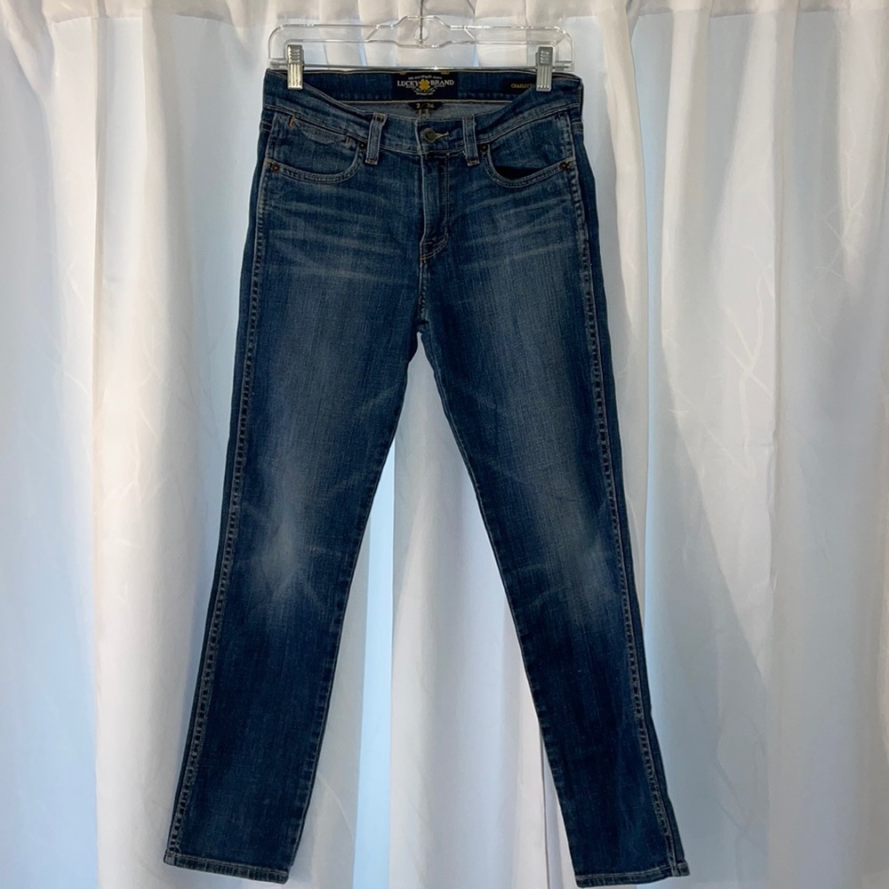 Lucky brand jeans Charlotte rail